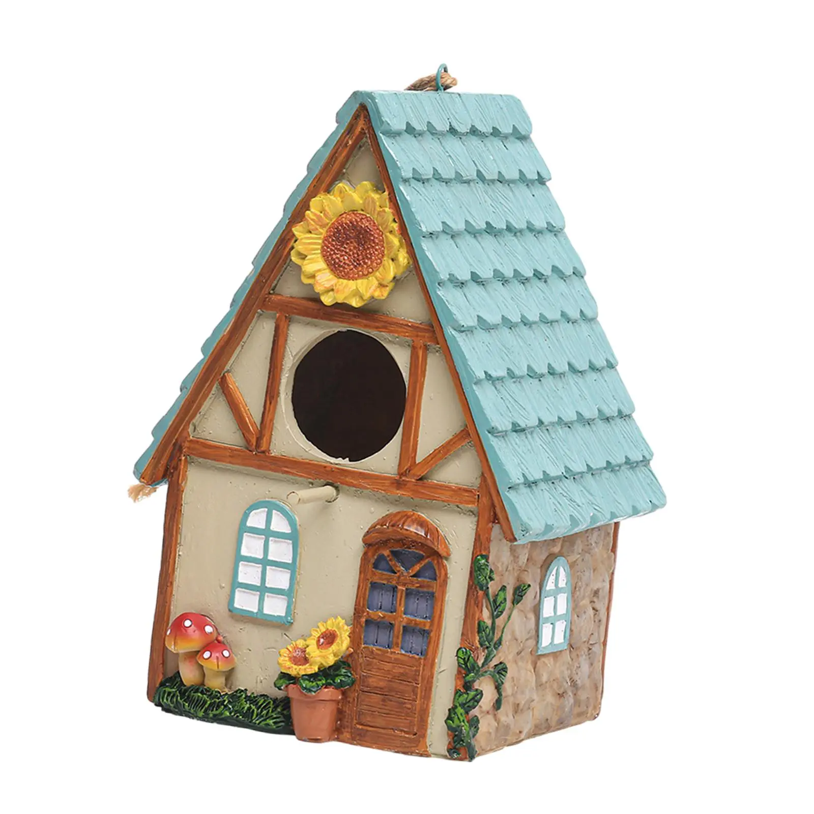 Bird House, Birdhouse Unique Bird Nest, Handpainted Birds House Bird Breeding Box for Garden Trees Outdoor Gardening Gift, Bird House, Birdhouse Unique Bird Nest, Handpainted Birds House Bird Breeding Box for Garden Trees Outdoor Gardening Gift,