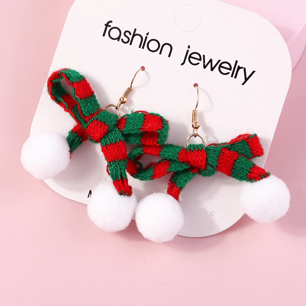 Leslie Hot Selling Mix Styles Merry Christmas Earrings Fashion Christmas Tree Deer Santa Drop Earrings New Year Jewelry Gifts - Image 5