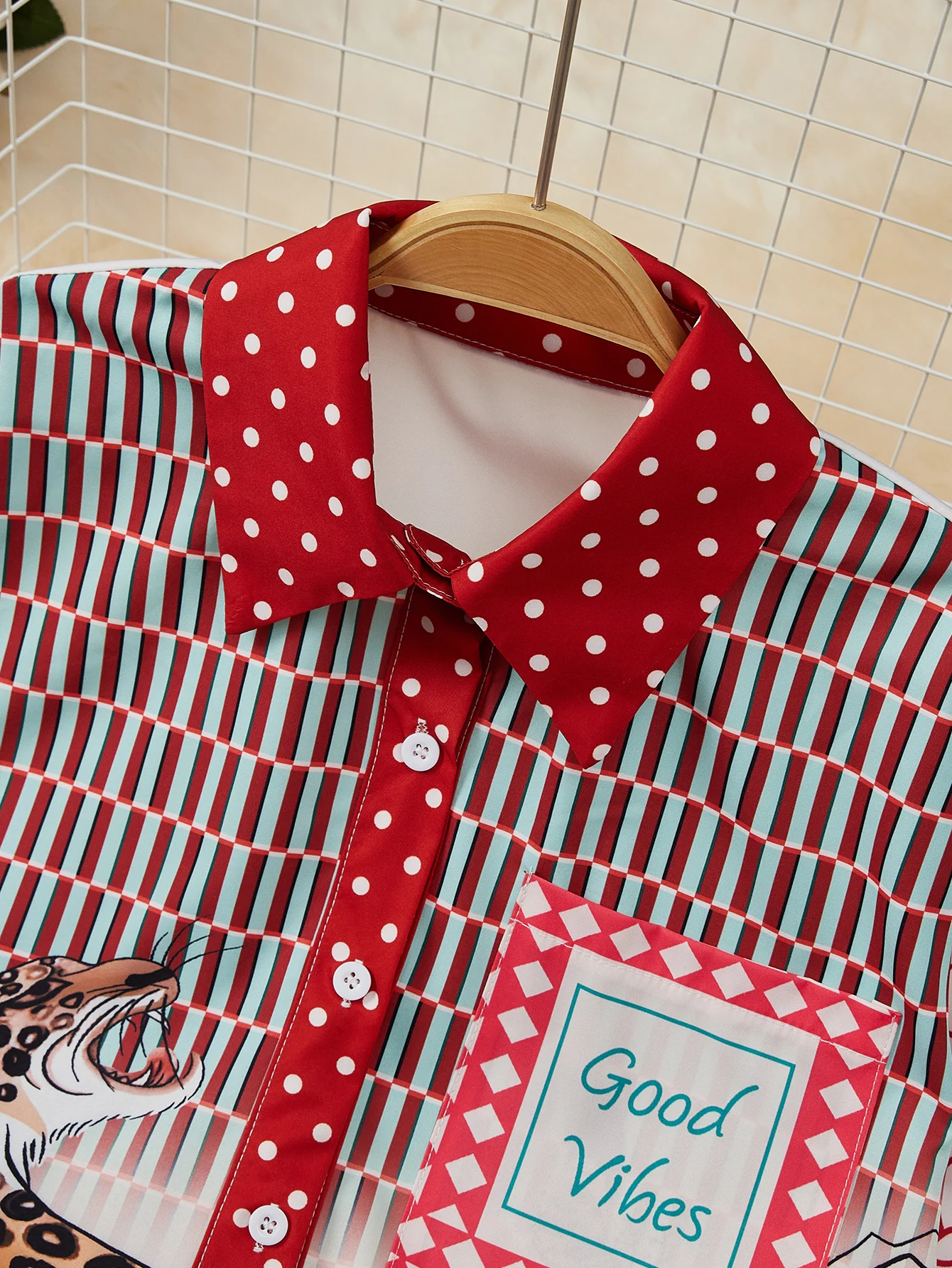 Casual Vacation Leopard Print Long Sleeve Shirt And Pants Two-Piece Set for Women Comfortable Holiday Outfit - Image 4