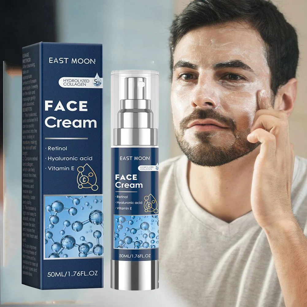 Men's Face Cream Lighten Fine Lines, Firming And Hydrating Skin Brightening Hydrating Face Cream Lifting Shrink Pores Skin Care