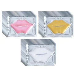 5pcs Crystal Collagen Lip Mask Lips Plumper Pink Lip Patches Moisture Nourishing Essence Korean Skin Care