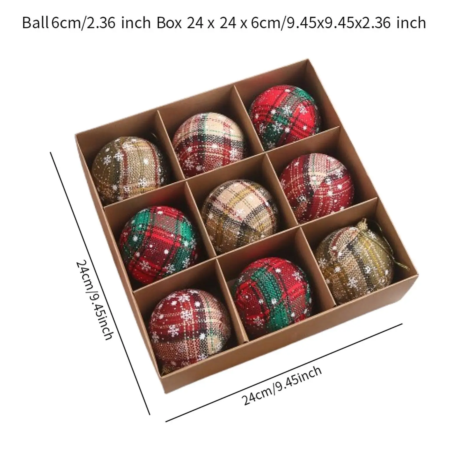 Christmas Balls Ornaments Xmas Decor Holiday Fireplace Office Shatterproof Balls