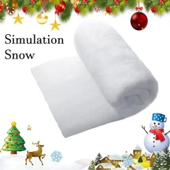 1Mx1.5M Christmas Simulation Snow Blanket Thickened Snow Cotton Artificial Snowflake Snow Scene Arrangement Decoration