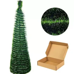 Christmas Tree Small 5 Ft Backyard Festival Decor Foldable Faux Christmas Tree for Indoor Outdoor for Patio Kitchen Party