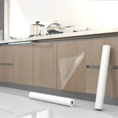 8/10M Kitchen Backsplash Wall Protector Kitchen Oil Proof Wall Sticker Self-Adhesive Film Removable For Cupboard Clear Wallpaper