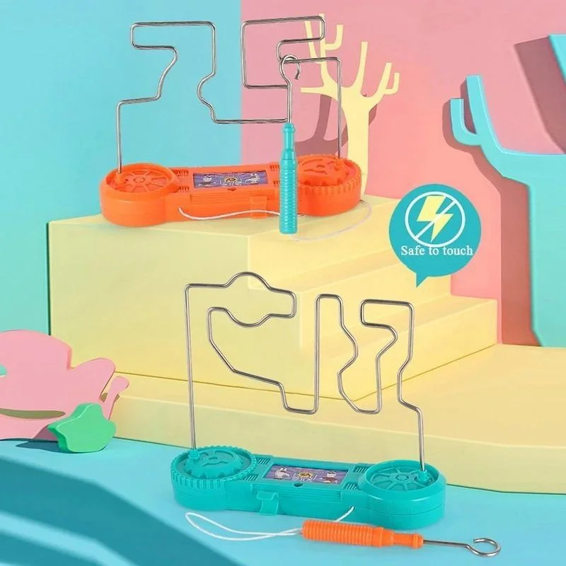 Kids Collison Electric Shock Toy Education Electric Touch Maze Game Party Funny Game Science Experiment Toys for Children Gift - Image 6