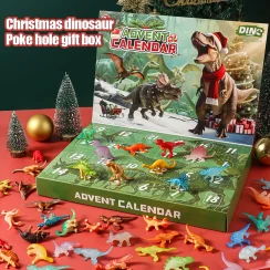 Advent Calendar 2025 Dinosaur Toys 24 Days Countdown Calendar to Christmas Surprise Toys Set with Different Dinosaur Figurine Gi