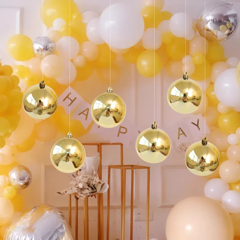 144/24Pcs Mini Christmas Balls Ornaments Red Gold Sliver Christmas Tree Balls Diy Pendant Xmas Party Decoration Gift New Year - Image 4