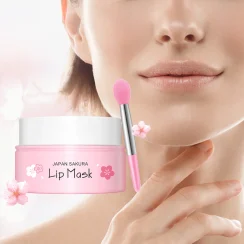 LAIKOU Japan Sakura Lip Mask Overnight Lip Treatment Moisturizing Lip Therapy Lip Line Repair Plumping Balm
