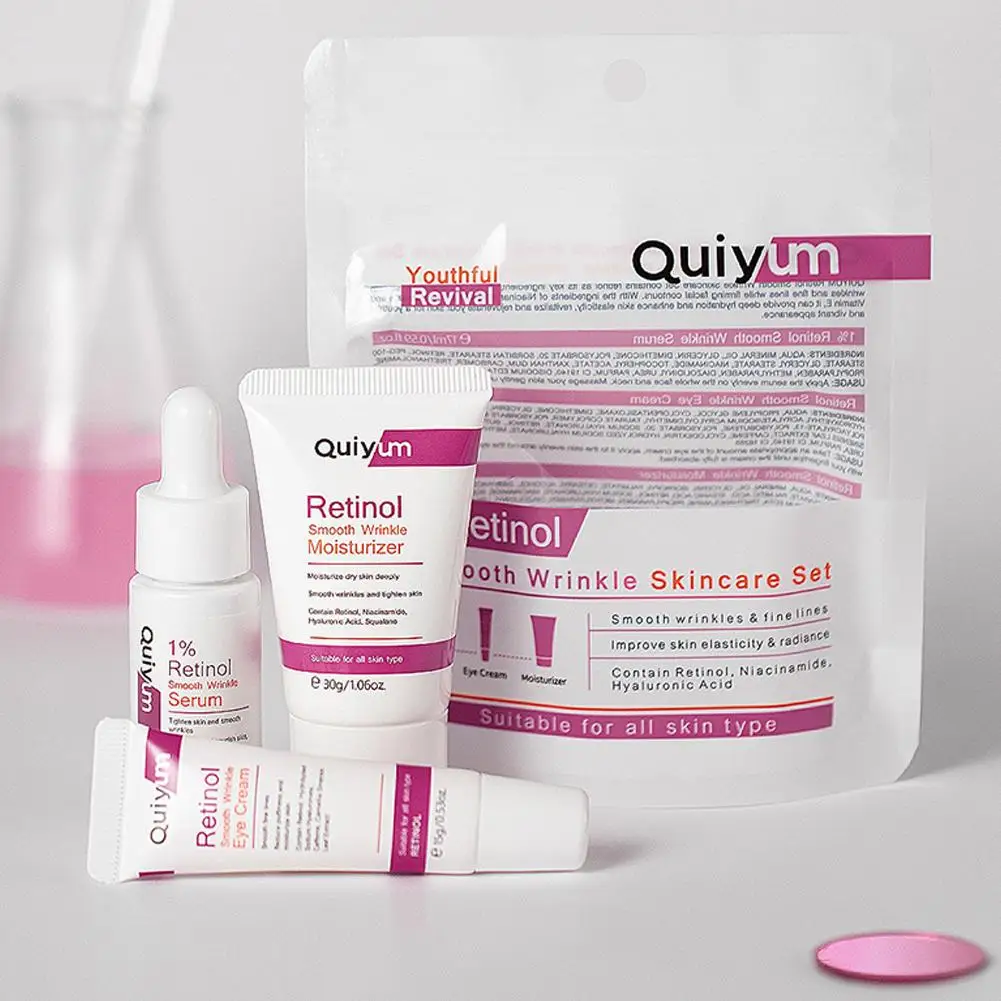 Rice Raw Pulp kin Care Set soothing Oil Control Hydrating Anti-Wrinkle Fade fine lines Brighten Serum Face Skincare Set Box - Image 5