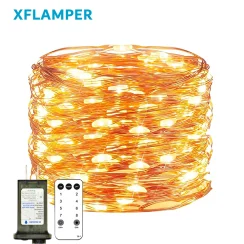 50M 100M LED Fairy String Lights Outdoor Waterproof Bendable Indoor for Christmas Decoration Home Garden Party Wedding