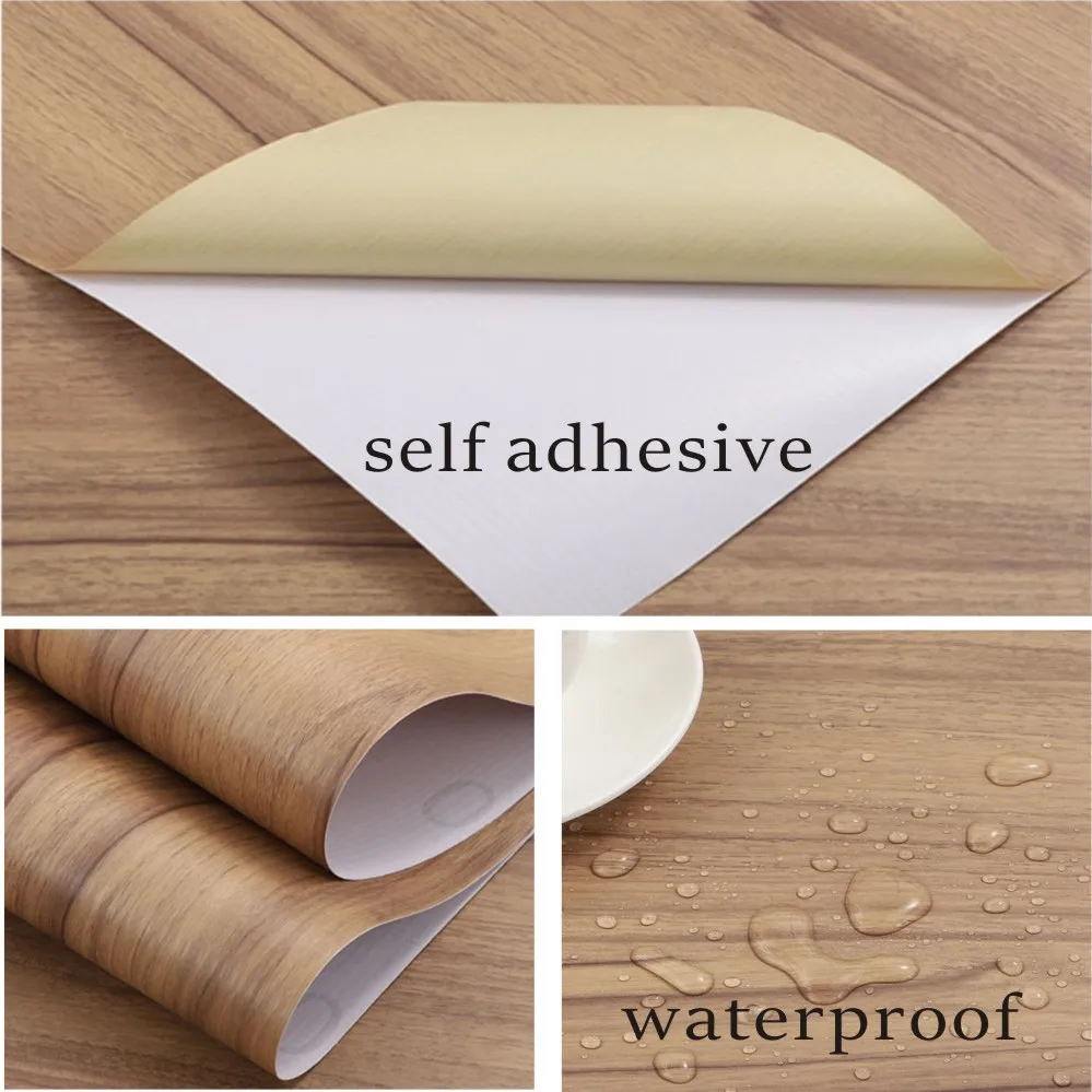 ClassicWood Self Adhesive Wallpaper PVC Waterproof Removable Contact Sticker Paper for Kitchen Countertop Closet Renovation - Image 5
