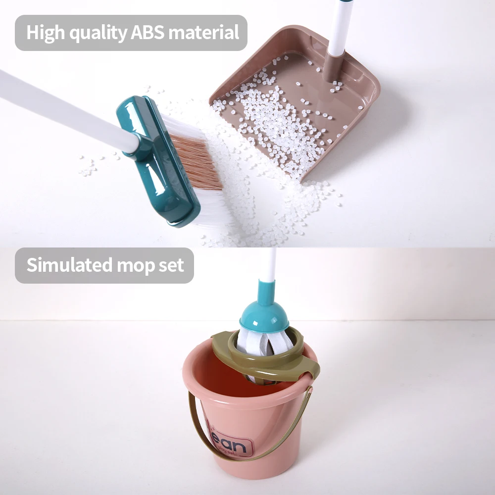 5PCS/set Or 8PCS/set Kids Cleaning Set Housework Supplies Kit For Girls & Boys 3 Toddler Toy Room Set Pretend Play Set - Image 6