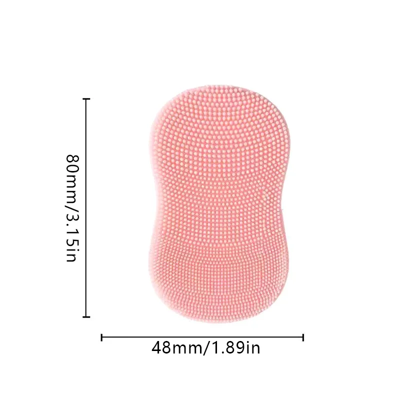 Silicone Face Cleansing Brush Facial Massager Skin Care Scrub Cleanser Tool Mini Beauty Tool Soft Deep Cleansing Exfoliator - Image 5