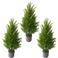 Green Artificial Small Pine Tree Living Room Front Door Corridor Terrace Green Plant Decoration Holiday Celebration Banquet Decoration Realistic Artificial Christmas Tree Does Not Include Pot