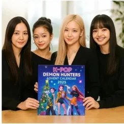 Acrylic Demon Hunter Christmas Tree Ornament Kpop Style Advent Blind Box Cute Gothic Holiday‘ Decor For Teens And Women Gift