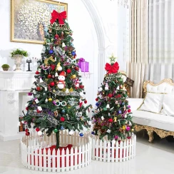 Hot Sale 150/180/210cm Christmas Tree Home Decoration PVC Artificial Xmas Ornaments Small Christmas Tree Party New Year 2025
