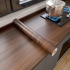 55/40cm Wood Grain Vinyl Wallpaper for Door Wardrobe Cupboard Table Furniture Waterproof Self Adhesive Stickers Home Decor Fil