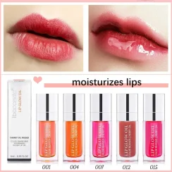 Lip Gloss Crystal Jelly Tint Moisturize Sexy Plumper Glow Lip Oil Softening Waterproof NonSticky Lip Balm care Makeup Cosmetics