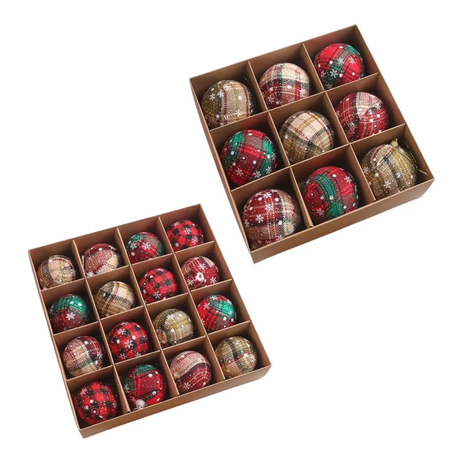 Christmas Balls Ornaments Xmas Decor Holiday Fireplace Office Shatterproof Balls