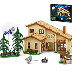 Elliot's House Building Blocks Set Alien Movie House Hut Bricks Model Toys Village Architecture Collection Gifts for Fans Adults