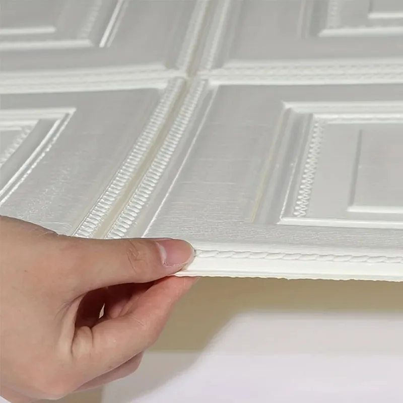 35cm*35cm 3D Waterproof Wall Stickers Peel and Stick Wallpaper Self Adhesive Wallpapers Home Decor Sheet Paper Moisture-proof - Image 4