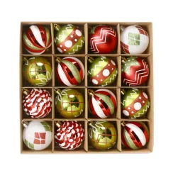 Giant 16pcs Christmas Hanging Balls Decoration Multicolor Christmas Tree Decorations DIY Toy Christmas Balls Festival