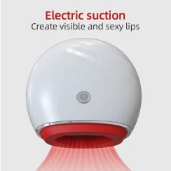 Lip Plumper Device White & Black, Dudu's Beautiful Lips Three Speed Force Adjustment Easy to Pack Create Visible and Sexy Lips