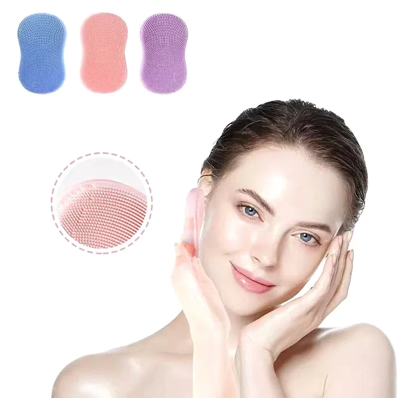 Silicone Face Cleansing Brush Facial Massager Skin Care Scrub Cleanser Tool Mini Beauty Tool Soft Deep Cleansing Exfoliator - Image 2