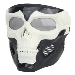 Ergonomic Skull Masks Impact Resistance Skull Horror Helmet Mask Party Decoration Game Equipment for FAST Warrior Helmets