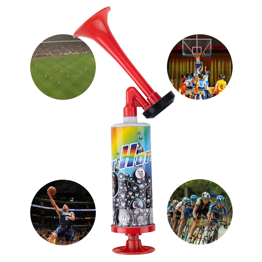 Football Championship Fanfare Reusable Soccer Game Horn Mini Handpush Pump Air Horn for Boating Sports Events Birthday Parties - Image 4