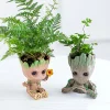 Vase Groot Home Garden Pots Decoration For Home Planters Flower Pots Anime Tree Man Ornament Home Office Storage Pen Case Gifts