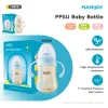 MAMIJOY 300ML Baby Bottle Baby Dot Anti-Colic＆Anti-Bloating PPSU Milk Bottle ＆Temperature Display Function For Baby Newborn PS73