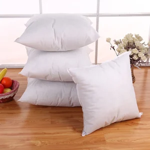 1PC Standard Pillow Cushion Core Cushion Inner Filling Soft Throw Seat Pillow interior Car Home Decor White 50X50CM 55X55CM