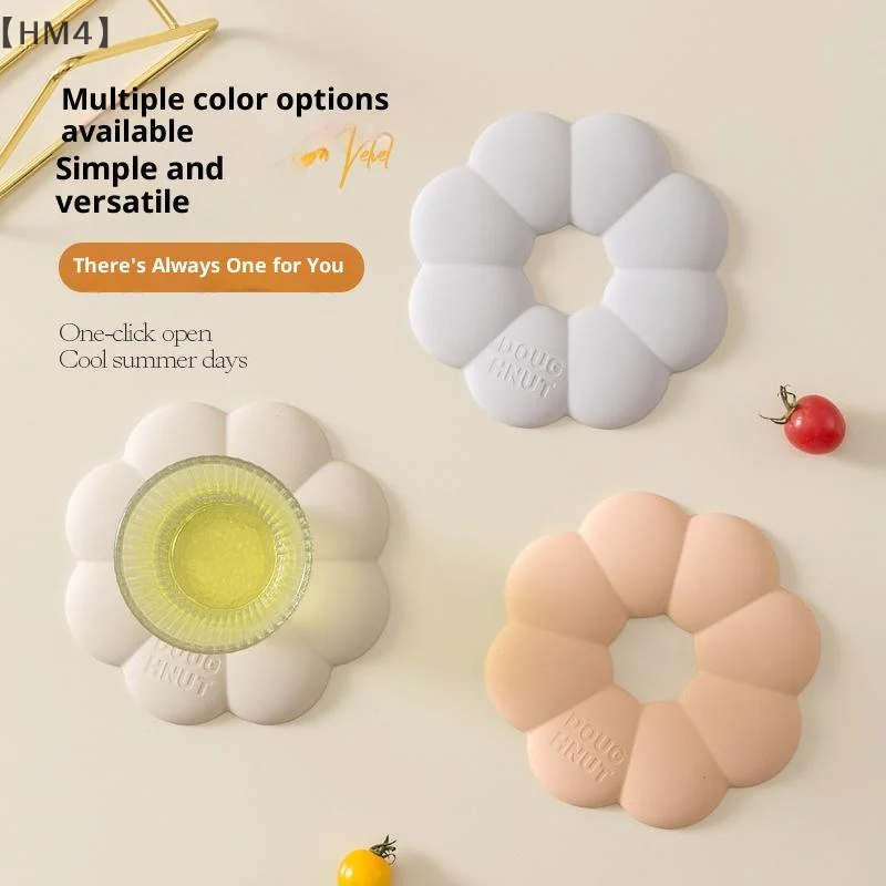 〔HM4〕Multipurpose Pot Mat Heat Resistant Coaster Donuts Shape Silicone Coaster Set Heat Insulation Mat For Dining Table - Image 6