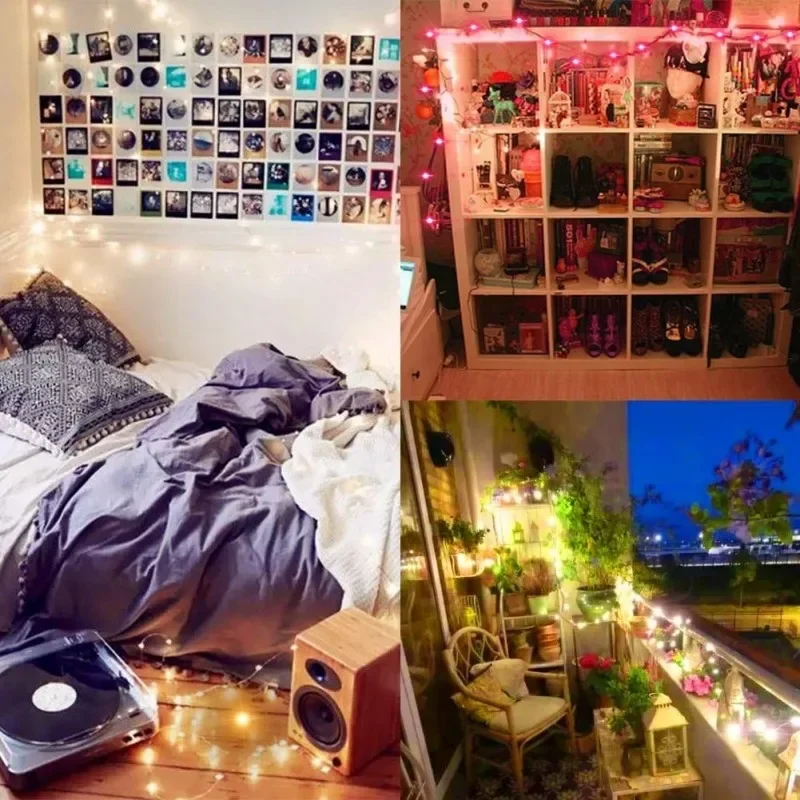 1M 2M 3M 5M 10M 20M 30M Copper Wire LED String lights Holiday lighting Fairy Garland For Christmas Tree Wedding Party Decoration - Image 2