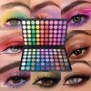 Professional 120 Colors Eyeshadow Palette Glitter Matte Shimmer Finishes Eye shadow pakette,Colorful High Pigment Eyes Makeup