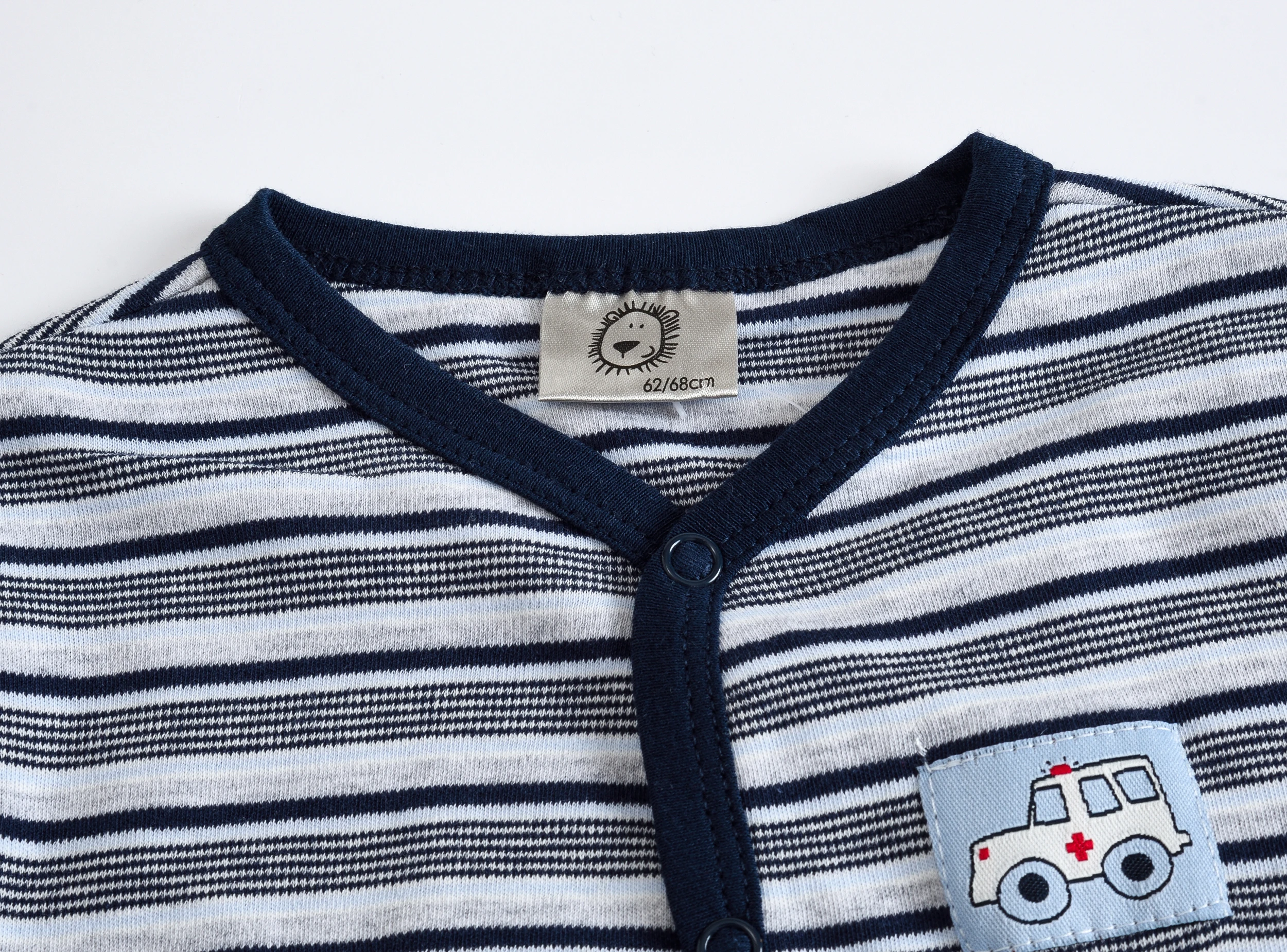 New Fall Winter Newborn Baby Clothes Cotton Striped Cartoon Print Baby Boy Jumpsuit Long Sleeve ropa de bebe Clothing - Image 3