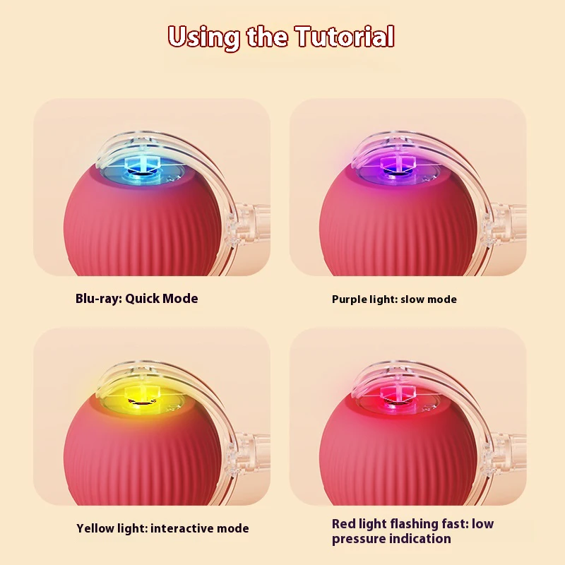 New Electric Cat Ball Toys Automatic Rolling Ball With Teaser Bird Cat Toys Pet Interactive Smart Sensor Rechargeable Cat Toys - Image 3