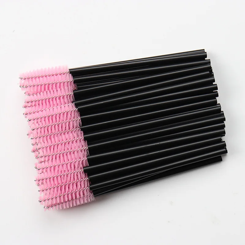 50Pcs Makeup brushes Disposable Crystal Eyebrow brush Diamond Handle Mascara Wand Applicator Eye Lashes Eyelash Extension Tools - Image 4