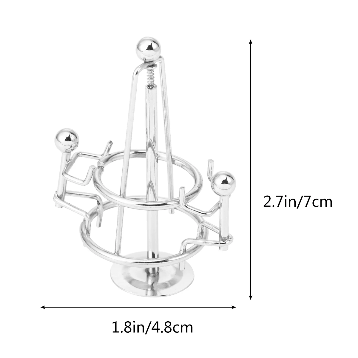 Iron Metal Balance Swinging Desktop Decorative Sculpture Science Physics Classroom Office Gift Metal Iron Figurine - Image 4