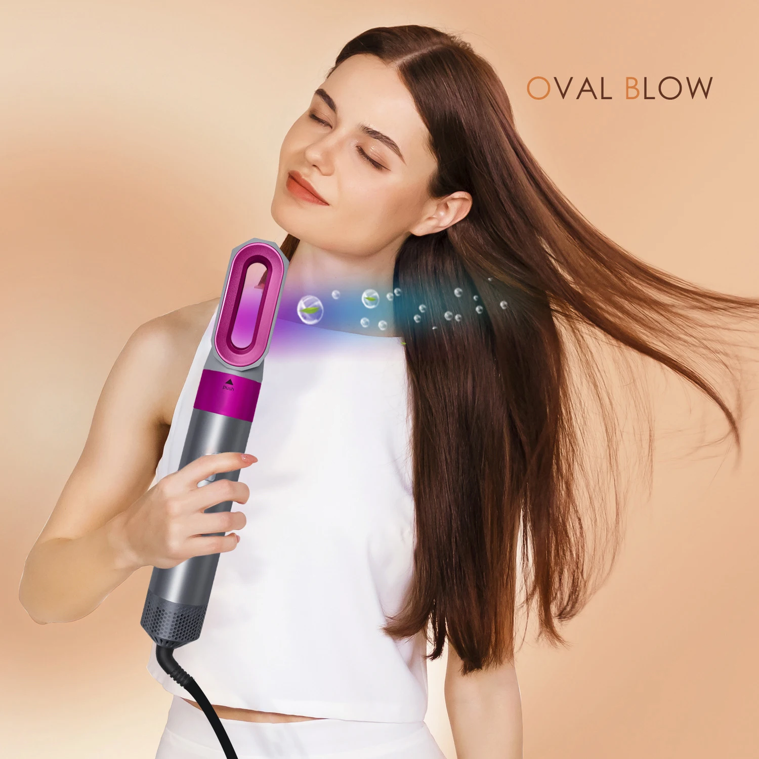 Multi Functional 5-In-1 Hair Dryer Hot Air Comb Curling Iron Dyso Air Bag Hairdresser Styling Tool Straightener Festival Gift - Image 5