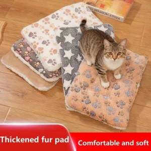 Winter Pet Blanket Dog Bed Cat Litter Puppy Bed Dog Sofa Sleeping Mat Lovely Mattress Cushion for Small & Large Dogs CWDZ01