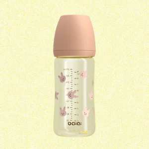 Silicone Nipple 270ml Baby Bottle PP Infant Baby Milk Bottle Food Grade Newborns Baby Bottle With Handle Feeding Utensils
