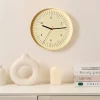 ABS Quartz Wall Clock Simple Mute Clock Hole-free Cubic Digital Wall Clock Home Decoration Living Room Bedroom Decoration