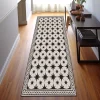 Geometric Pattern Carpet Mat Rug - Black White Star Design Home Decoration for Hallway Kitchen Carpets for Living Room Bedroom