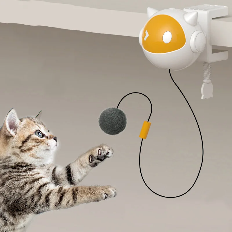 Automatic Lifting Cat Toy Ball Interactive Cat Ball Electric Lifting Pet Toy Hair Balls Self-hilarious Electric Cat Balls Toys - Image 2