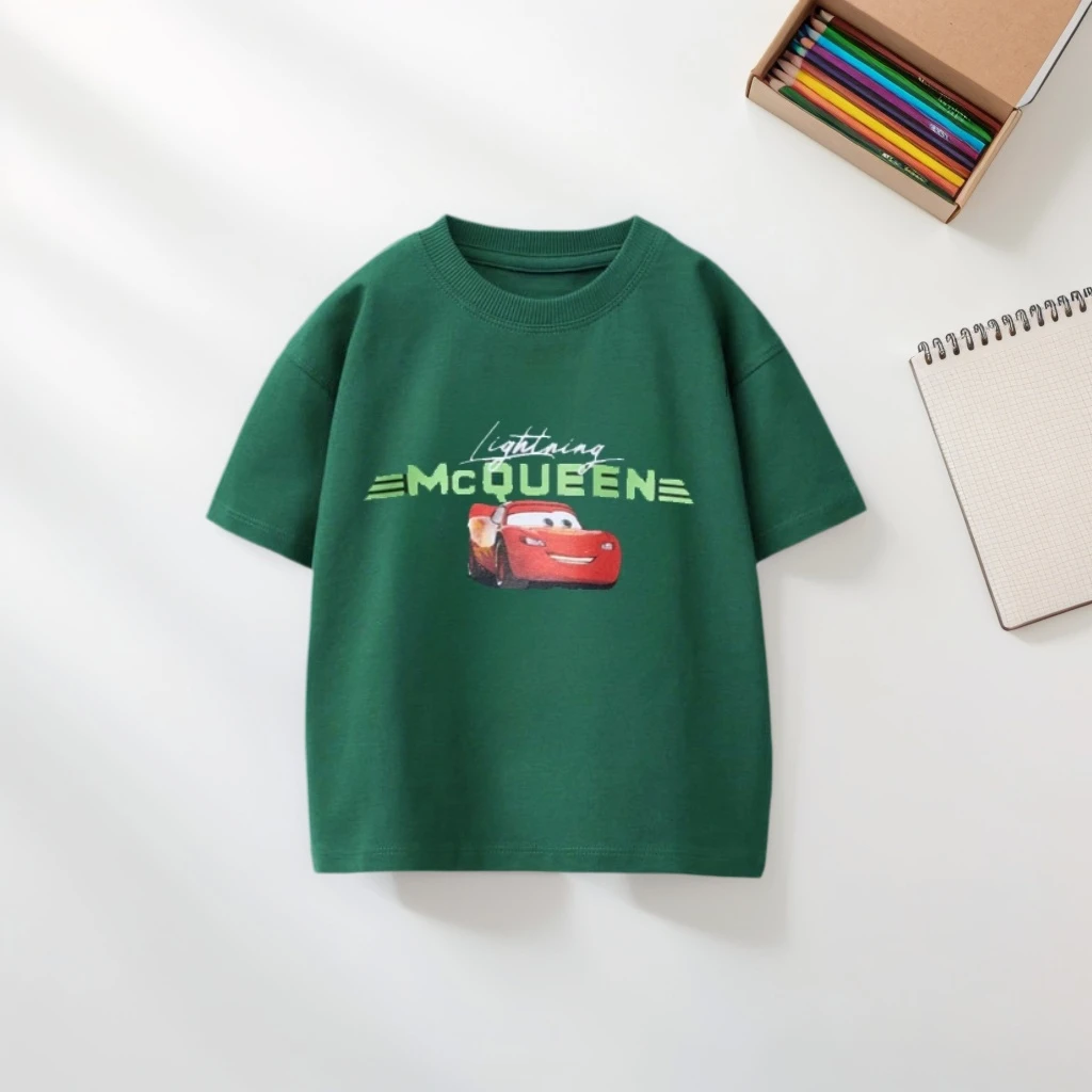 Cartoon Car Pattern Boys T-shirt Summer Clothing Fashion Popular Brand Kids Short Sleeve Tops Tees Toddler Costume T Shirts - Image 3