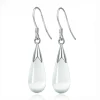 925 Sterling Silver Earrings Cat's Eye Stone Water Drop Pendant Women's Earrings Birthday Party Wedding Jewelry Gift