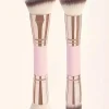 Double-Headed Foundation Brush 2 Foundation Brushes Multi-Functional Double-Headed Brush Multi-Functional Double-Headed Makeup Brush Multi-Purpose Makeup Brush Makeup Foundation Brush Contour Brush Concealer Brush